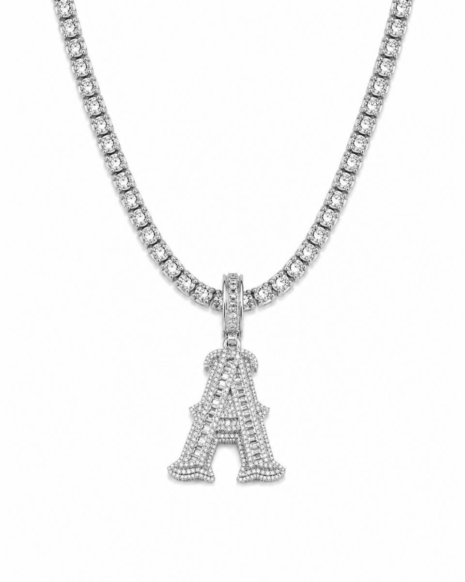 Éclat Letter Chain Silver