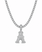 Éclat Letter Chain Silver