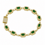 Emerald Royale Bracelet Gold