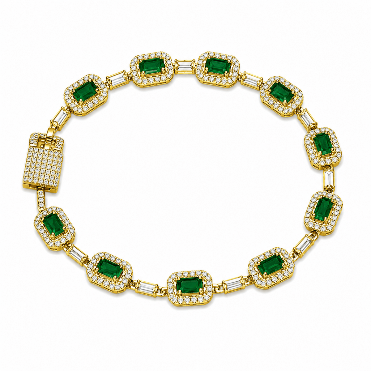 Emerald Royale Bracelet Gold