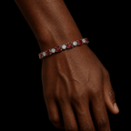 Ruby Ice Bracelet